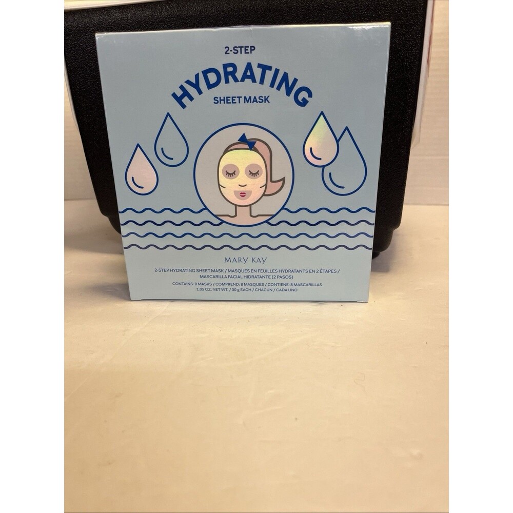 Special-Edition Mary Kay 2-Step Hydrating Sheet Mask, pk/8 New Sealed Box